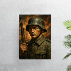 Ernst Jünger storm of steel portrait poster 7