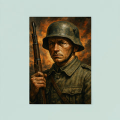 Ernst Jünger storm of steel portrait poster 8
