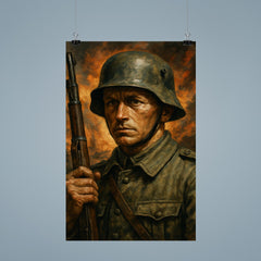Ernst Jünger storm of steel portrait poster 9