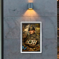Ernst Junger beetle collector in war uniform poster 2
