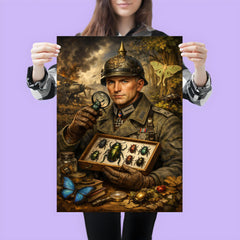Ernst Junger beetle collector in war uniform poster 3