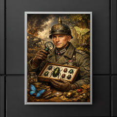 Ernst Junger beetle collector in war uniform poster 5