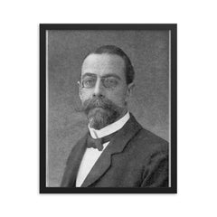 Ernst Meumann framed print on a plain backdrop in size 16"x20".