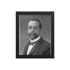 Ernst Meumann framed print on a plain backdrop in size 8"x10".