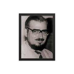 Estanislao Zuleta framed print on a plain backdrop in size 12"x16".