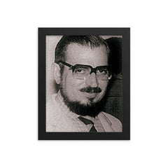 Estanislao Zuleta framed print on a plain backdrop in size 8"x10".