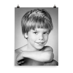 Etan Patz poster on a plain backdrop in size 8"x10".