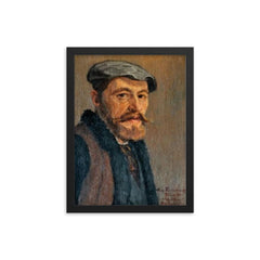 Eugeniusz Kazimirowski framed print on a plain backdrop in size 12"x16".