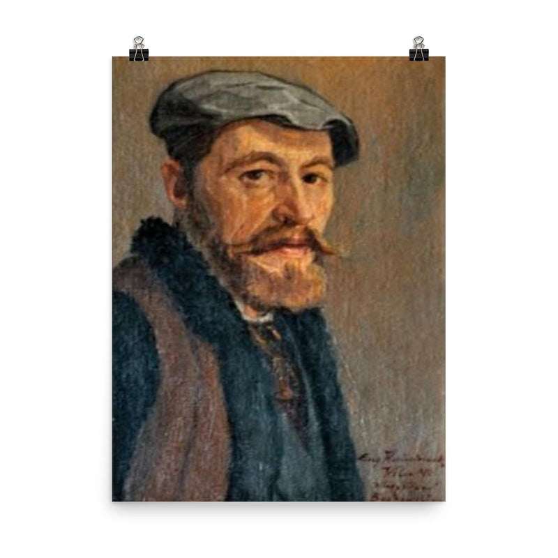 Eugeniusz Kazimirowski poster on a plain backdrop in size 8