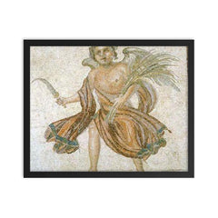 Eurus framed print on a plain backdrop in size 16"x20".