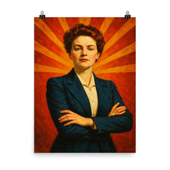 Eva McCall Hamilton poster on a plain backdrop in size 8"x10".