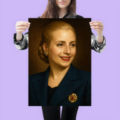 Eva Peron portrait poster 3