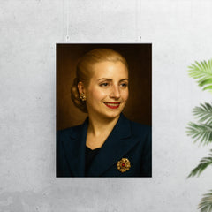 Eva Peron portrait poster 7