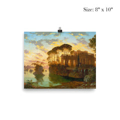 Evening Landscape by Ferdinand Knab, 1898 poster 4