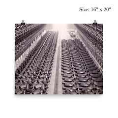 F4U Corsairs Awaiting Shipment to the Pacific Theater poster 2