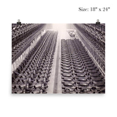 F4U Corsairs Awaiting Shipment to the Pacific Theater poster 5