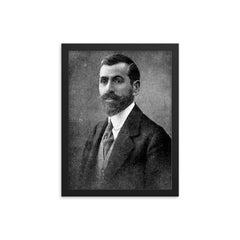 Faik Ali Ozansoy framed print on a plain backdrop in size 12"x16".