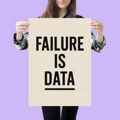 Failure is data poster 3