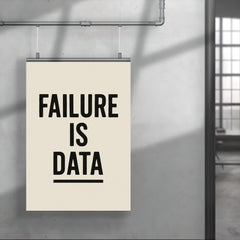 Failure is data poster 4