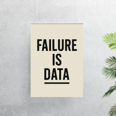 Failure is data poster 7
