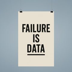 Failure is data poster 9