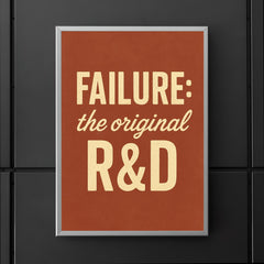 Failure the original R&D poster 5