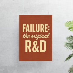 Failure the original R&D poster 7
