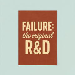 Failure the original R&D poster 8