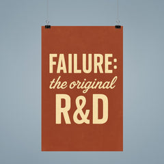Failure the original R&D poster 9