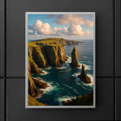 Fair Isle Sea Cliffs Scotland poster 5