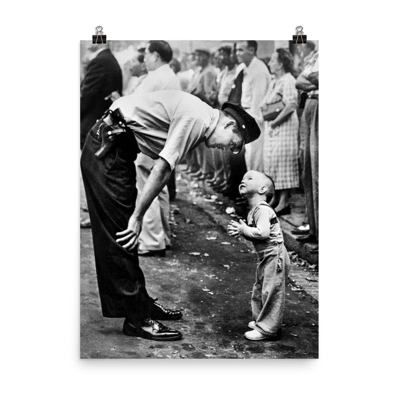 Faith and Confidence by William C Beall poster on a plain backdrop in size 8