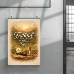 Faithful in small things poster 4