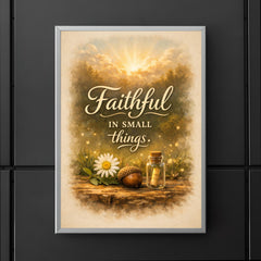 Faithful in small things poster 5