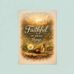 Faithful in small things poster 8