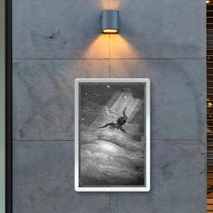 Fall of Satan by Gustave Dore, 1866 poster 2