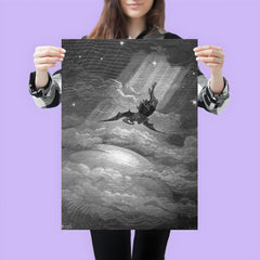 Fall of Satan by Gustave Dore, 1866 poster 3
