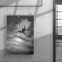 Fall of Satan by Gustave Dore, 1866 poster 4