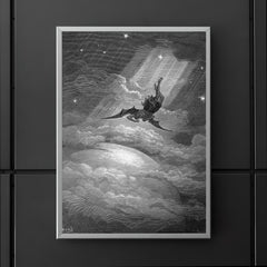 Fall of Satan by Gustave Dore, 1866 poster 5