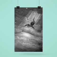 Fall of Satan by Gustave Dore, 1866 poster 6