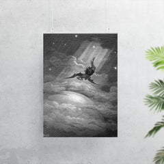 Fall of Satan by Gustave Dore, 1866 poster 7