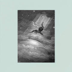 Fall of Satan by Gustave Dore, 1866 poster 8