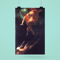 Falling Stars by Mihály Zichy, 1879 poster 6