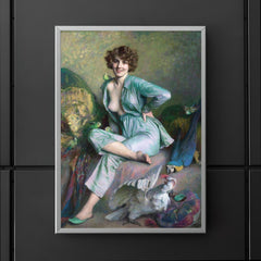 Familiar Birds by Emile Friant, 1921 poster 5