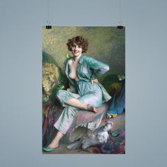 Familiar Birds by Emile Friant, 1921 poster 9