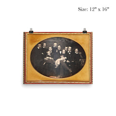 Family Portrait, 1854: 7 Boys, 1 Girl, Father and Exhausted Mother poster 3