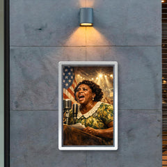 Fannie Lou Hamer at convention microphone poster 2