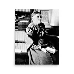 Fanny Crosby poster on a plain backdrop in size 16"x20".