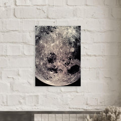 Far Side of the Moon by Apollo 8 metal print mockup