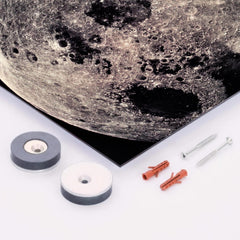 Far Side of the Moon by Apollo 8 metal print mockup