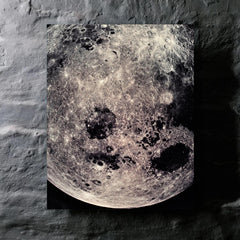 Far Side of the Moon by Apollo 8 metal print mockup